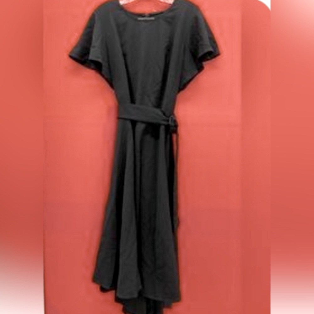 Lane Bryant Black Short Sleeve Dress Size 18